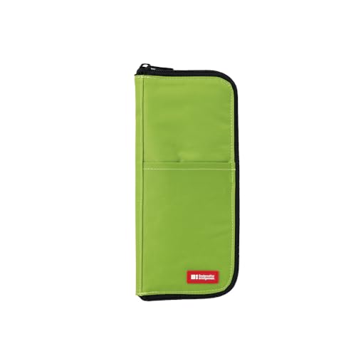 LIHITLAB Schlankes Stift-/Federmäppchen, 1,9 x 9,9 x 21,6 cm, Gelbgrün (A7652-6) von Lihit Lab