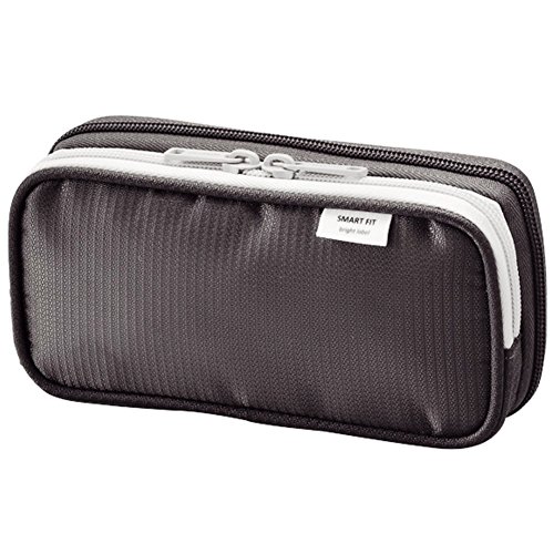 Lihit Lab Etui für zwei Kugelschreiber, schwarz, 8,4 x 17,5 cm (A-7660–24) 3.3" x 6.9" schwarz von Lihit Lab