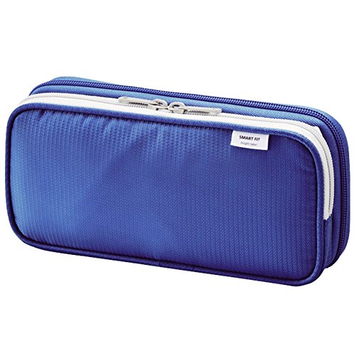 Lihit Lab Etui für zwei Kugelschreiber, schwarz, 8,4 x 17,5 cm (A-7660–24) 4.1" x 8.7" blau von Lihit Lab