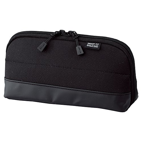 Lihit Lab Smart Fit Stifteetui (Federmäppchen), marineblau, 20,3 x 10,2 cm (A7688-11) Schwarz von Lihit Lab