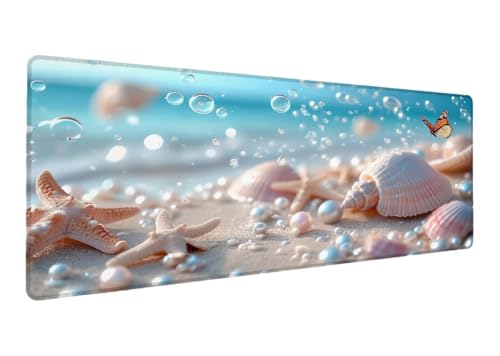 Gaming Mauspad XXL 1200x600x3mm, Hülse Mauspad, Große Strand Schreibtischunterlage Tastatur Matte, rutschfeste Gummibasis Schreibtisch Matte, Genähte Kanten Mouse Pad Desk Mat Für Home Computer G-7 Gaming Mauspad XXL 1200x600x3mm, Hülse Mauspad, Große Strand Schreibtischunterlage Tastatur Matte, rutschfeste Gummibasis Schreibtisch Matte, Genähte Kanten Mouse Pad Desk Mat Für Home Computer G-7 von Lihogbo