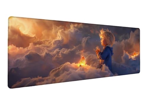 Gaming Mauspad XXL 700x300x3mm, Wolke Mauspad, Große Junge Schreibtischunterlage Tastatur Matte, rutschfeste Gummibasis Schreibtisch Matte, Genähte Kanten Mouse Pad Desk Mat Für Home Computer R-0 Gaming Mauspad XXL 700x300x3mm, Wolke Mauspad, Große Junge Schreibtischunterlage Tastatur Matte, rutschfeste Gummibasis Schreibtisch Matte, Genähte Kanten Mouse Pad Desk Mat Für Home Computer R-0 von Lihogbo
