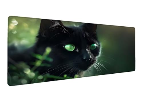 Mauspad, 600x300x3mm Gaming Mauspad XXL Katze, Große Schreibtischunterlage Mouse Pad Tier, Rutschfeste Gummibasis, Genähte Kanten Schreibtisch Unterlage, Verbessert Präzision und Geschwindigkei V-6 Mauspad, 600x300x3mm Gaming Mauspad XXL Katze, Große Schreibtischunterlage Mouse Pad Tier, Rutschfeste Gummibasis, Genähte Kanten Schreibtisch Unterlage, Verbessert Präzision und Geschwindigkei V-6 von Lihogbo