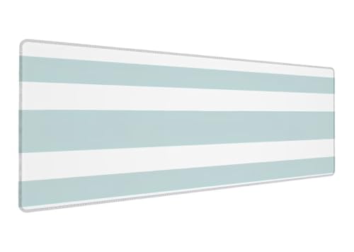 Mauspad, 700x300x3mm Gaming Mauspad XXL Einfachheit, Große Schreibtischunterlage Mouse Pad Streifen, Wasserdicht Rutschfeste Gummibasis, Genähte Kanten, Verbessert Präzision und Geschwindigkei K-3 von Lihogbo
