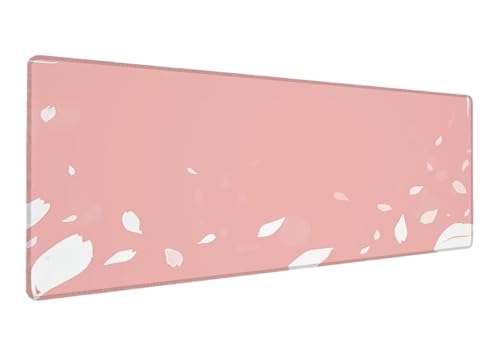 Mauspad, 700x300x3mm Gaming Mauspad XXL Rosa, Große Schreibtischunterlage Mouse Pad Einfachheit, Wasserdicht Rutschfeste Gummibasis Genähte Kanten Mousepad, Verbessert Präzision und Geschwindigkei F-7 Mauspad, 700x300x3mm Gaming Mauspad XXL Rosa, Große Schreibtischunterlage Mouse Pad Einfachheit, Wasserdicht Rutschfeste Gummibasis Genähte Kanten Mousepad, Verbessert Präzision und Geschwindigkei F-7 von Lihogbo