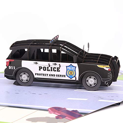 Liif 3D-Grußkarte mit Polizeiauto-Motiv, Pop-Up-Vatertagskarte, Happy Birthday, Police Academy Abschluss, Ruhestand, Glückwünsche, Cop, Polizist Geschenke Liif 3D-Grußkarte mit Polizeiauto-Motiv, Pop-Up-Vatertagskarte, Happy Birthday, Police Academy Abschluss, Ruhestand, Glückwünsche, Cop, Polizist Geschenke von Liif