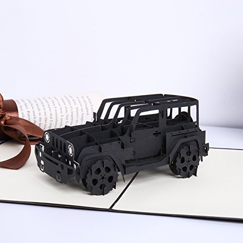 Liif Trendige Jeep Pop Up Karte, 3D Grußkarte Pop Up Karte für alle Anlässe, Geburtstag, Vatertag, Abschluss, Glückwunsch, Genesung, neues Geschäft, Ruhestand, Just Because Perfektes Jeep Geschenk Liif Trendige Jeep Pop Up Karte, 3D Grußkarte Pop Up Karte für alle Anlässe, Geburtstag, Vatertag, Abschluss, Glückwunsch, Genesung, neues Geschäft, Ruhestand, Just Because Perfektes Jeep Geschenk von Liif