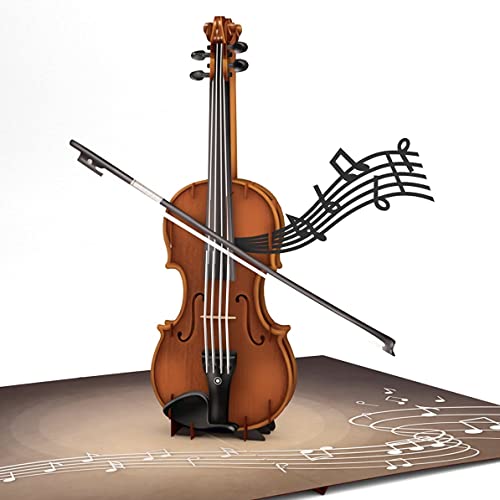 Liif Violine 3D Grußkarte Pop Up Karte, Musiker Geburtstagskarte, Violinist Geschenke, Band Violine Lehrer Geschenk vom Schüler, Musikschule Abschluss,mit Nachricht Note & Umschlag,Größe 7x5 Zoll Liif Violine 3D Grußkarte Pop Up Karte, Musiker Geburtstagskarte, Violinist Geschenke, Band Violine Lehrer Geschenk vom Schüler, Musikschule Abschluss,mit Nachricht Note & Umschlag,Größe 7x5 Zoll von Liif