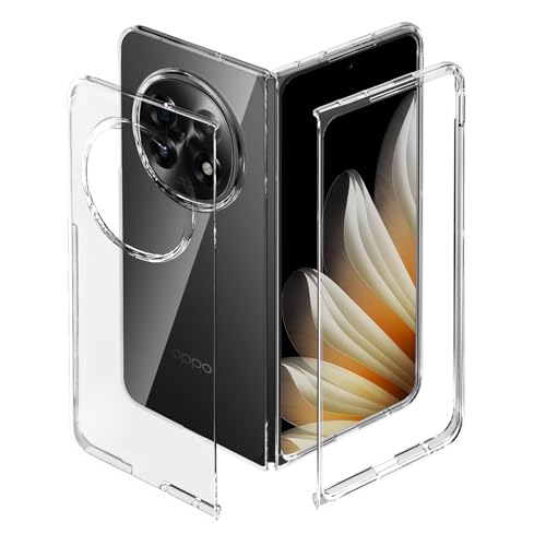 Liilaa Hülle für Oppo Find N5, Transparent Ultra Dünn Handyhülle Soft TPU Silikon Case Slim Cover Kratzfest Stoßfestigkeit Durchsichtig Schutzhülle von Liilaa