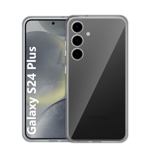 Liilaa Hülle für Samsung Galaxy S24 Plus / S24+ 5G, Transparent Ultra Dünn Handyhülle Soft TPU Silikon Case Slim Cover Kratzfest Stoßfestigkeit Durchsichtig Schutzhülle-1 Stück von Liilaa