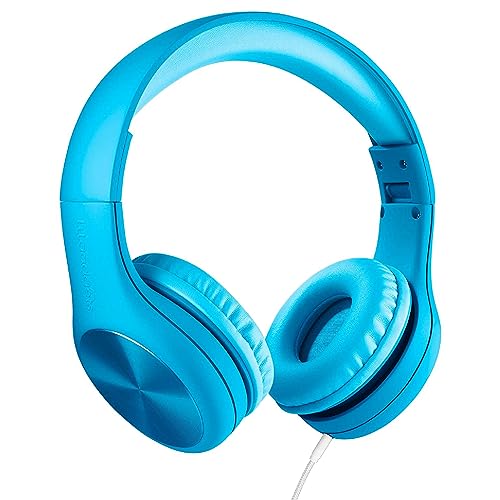 LilGadgets Connect+ Pro Kinderkopfhörer mit Geräuschunterdrückung – für den Komfort von Kindern entwickelt, faltbares Over-Ear mit integriertem Mikrofon, Kopfhörer mit Kabel, für die Schule, Blau LilGadgets Connect+ Pro Kinderkopfhörer mit Geräuschunterdrückung – für den Komfort von Kindern entwickelt, faltbares Over-Ear mit integriertem Mikrofon, Kopfhörer mit Kabel, für die Schule, Blau von LilGadgets