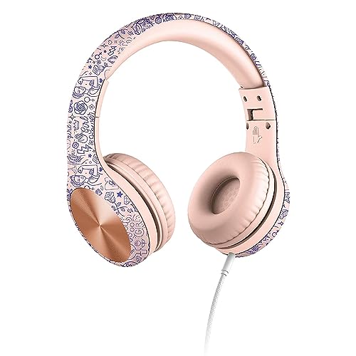LilGadgets Connect+ Pro-Kopfhörer für Mädchen – für den Komfort von Kindern entwickelt, faltbares Over-Ear mit integriertem Mikrofon, Kinderkopfhörer für die Schule, Mädchen-Kopfhörer, Girl Power LilGadgets Connect+ Pro-Kopfhörer für Mädchen – für den Komfort von Kindern entwickelt, faltbares Over-Ear mit integriertem Mikrofon, Kinderkopfhörer für die Schule, Mädchen-Kopfhörer, Girl Power von LilGadgets