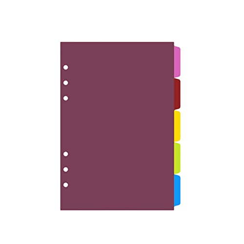 6-Loch-Binder-Tabs, Trennblätter, lose Blätter, Trennwand für Planer, Tagebuch, Notizbuch 6-Loch-Binder-Tabs, Trennblätter, lose Blätter, Trennwand für Planer, Tagebuch, Notizbuch von Lilinzhi