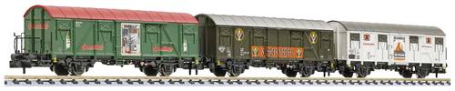 Liliput L260152 N 3er-Set Güterwagen Gos-uv 253  Hochprozentiges  LüP/LüK je Wagen 81 bzw. 78mm von Liliput