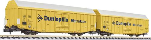 Liliput L260160 N 2er Güterwagen Dunlopillo der DB Liliput L260160 N 2er Güterwagen Dunlopillo der DB von Liliput