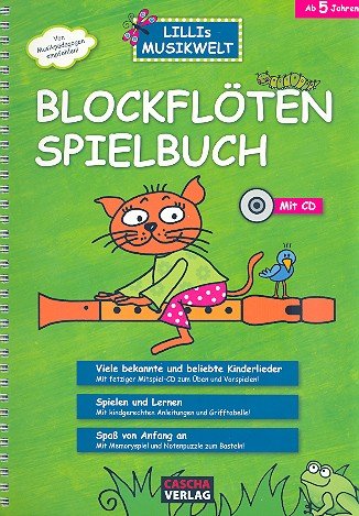 Blockflöten Spielbuch mit CD von Lillis Musikwelt