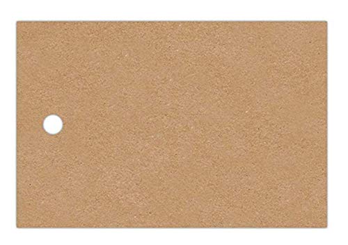Anhänge-Etiketten AE-60-40 60x40mm in Kraft-braun - 250 Stück - mit Lochstanzung Anhänge-Etiketten AE-60-40 60x40mm in Kraft-braun - 250 Stück - mit Lochstanzung von LillyDesign