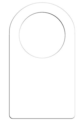 Flaschenanhänger FE-81-100 - 54x96 mm - Offset-Karton weiß-matt - 100 Stück Flaschenanhänger FE-81-100 - 54x96 mm - Offset-Karton weiß-matt - 100 Stück von LillyDesign