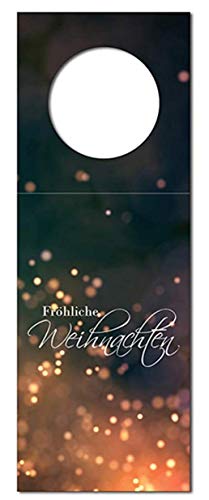 Flaschenanhänger -"Fröhliche Weihnachten" SP-169-20 - 180x65 mm - 20 Stück Flaschenanhänger -"Fröhliche Weihnachten" SP-169-20 - 180x65 mm - 20 Stück von LillyDesign