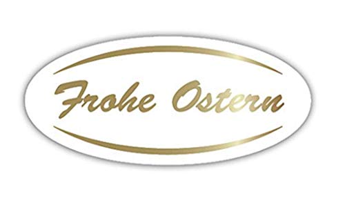 Geschenk-Etiketten mit Goldprägung -"Frohe Ostern" E-754-500 – 40x18mm – 500 Stück/Rolle Geschenk-Etiketten mit Goldprägung -"Frohe Ostern" E-754-500 – 40x18mm – 500 Stück/Rolle von LillyDesign