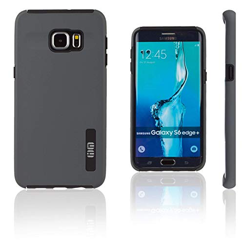 Lilware Smooth Armor Hartplastik Hülle für Samsung Galaxy S6 Edge+ SM-G928A. Robuste Dual Schicht Besondere Schutzhülle. Schwarz/Grau von Lilware