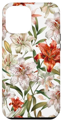 Hülle für iPhone 14 Plus Calla-Lilien-Blumenmuster-Kunstdesign von Lily Flowers Art Design Collection