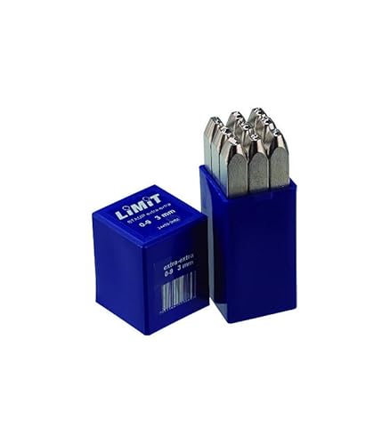 LIMIT 244330106 Limit Zahlenschablone für Edelstahl und Metall, 2 mm Zahlenhöhe von Limit