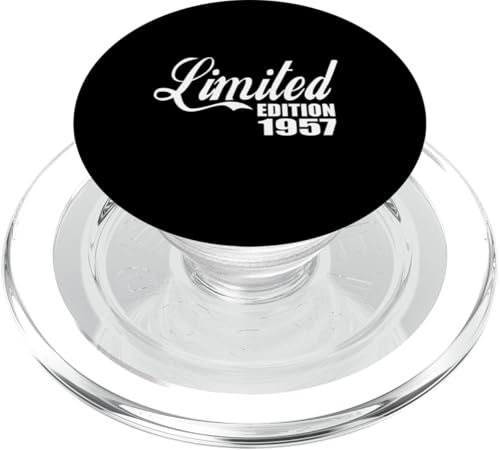 Limitierte Auflage 1957 Geburtstag 1957 Geburtstagsausgabe 1957 PopSockets PopGrip für MagSafe Limitierte Auflage 1957 Geburtstag 1957 Geburtstagsausgabe 1957 PopSockets PopGrip für MagSafe von Limited Edition Birthday