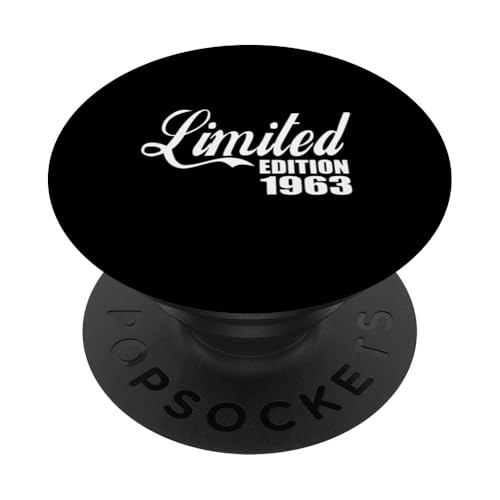 Limitierte Auflage 1963 Geburtstag 1963 Geburtstagsausgabe 1963 PopSockets Klebender PopGrip Limitierte Auflage 1963 Geburtstag 1963 Geburtstagsausgabe 1963 PopSockets Klebender PopGrip von Limited Edition Birthday