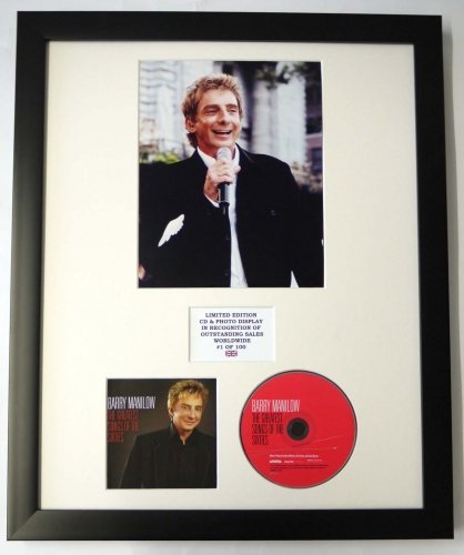 BARRY MANILOW/Darstellung mit Foto und CD | Limited Edition des Albums THE GREATEST SONGS OF THE SIXTIES von Limited Edition Photo & Cd Display