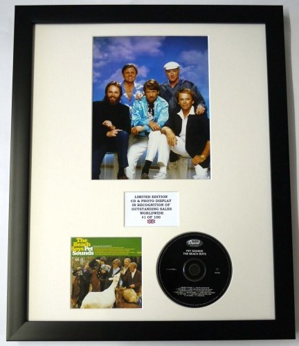 THE BEACH BOYS/Darstellung mit Foto und CD | Limited Edition des Albums PET SOUNDS von Limited Edition Photo & Cd Display