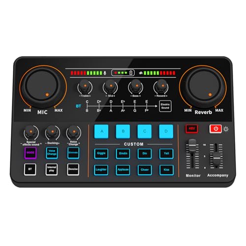 Benutzerfreundliche Live Soundkarte Mit Balances Voice Effects Für Verbesserung Der Live Performances Professionelle Ausrüstung Benutzerfreundliche Live Soundkarte Mit Balances Voice Effects Für Verbesserung Der Live Performances Professionelle Ausrüstung von Limtula