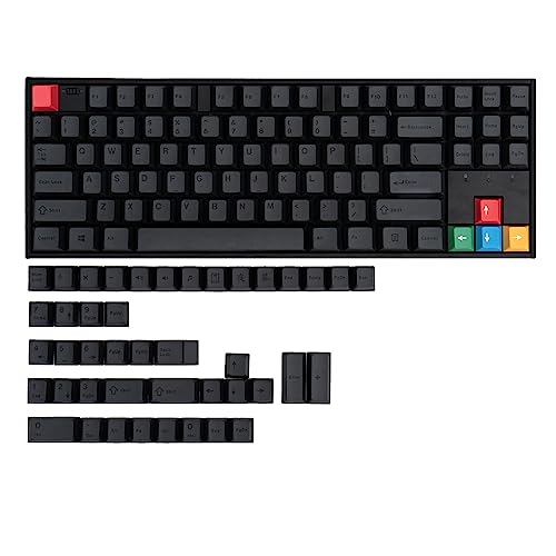 CherryProfile Japanisches/Englisches Tastenkappen-Set für 130 Tasten, mechanische Tastatur, ölbeständig, 130 Tasten, 130 Stück, japanische/englische Tastenkappen, Thermosublimation, Kirschprofil, für von Limtula