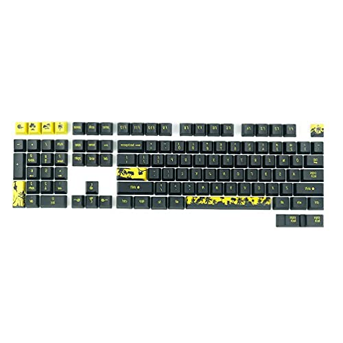 Keycap PBT Standard-Tastenkappe, Sublimationsdruck, 108 Tasten, OEM-Profil für mechanische Tastatur, GK61, 64, 68, 96, OEM-Profil, PBT-Tastenkappen von Limtula