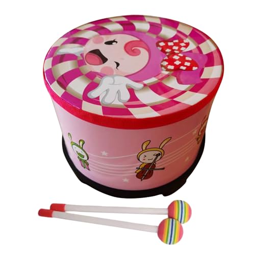 Kinder Erdgeschoss Einfacher Handtrommel Tambourin Handheld Percussion Instrument Für Performances Partys Festivals Kinder Erdgeschoss Einfacher Handtrommel Tambourin Handheld Percussion Instrument Für Performances Partys Festivals von Limtula
