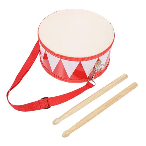 Kindertrommelspielzeug Doppelseitig Hölzerne Drum Set Mit Schultergurt Und Drumstick Musikinstrumenten Spielzeugkindertrommelgeschenk von Limtula