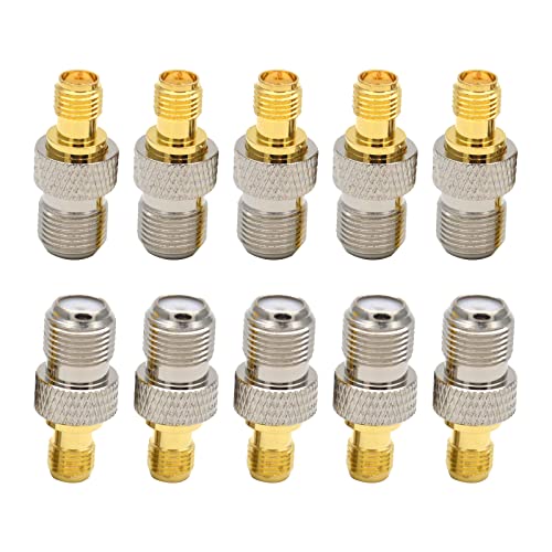 Limtula 10PCS SMA Auf F Typ Koax Stecker Perfekt Für Profis Und Hobbyisten SMA Buchse Auf F Buchse RF Koaxial Adapter SMA RF Stecker Limtula 10PCS SMA Auf F Typ Koax Stecker Perfekt Für Profis Und Hobbyisten SMA Buchse Auf F Buchse RF Koaxial Adapter SMA RF Stecker von Limtula