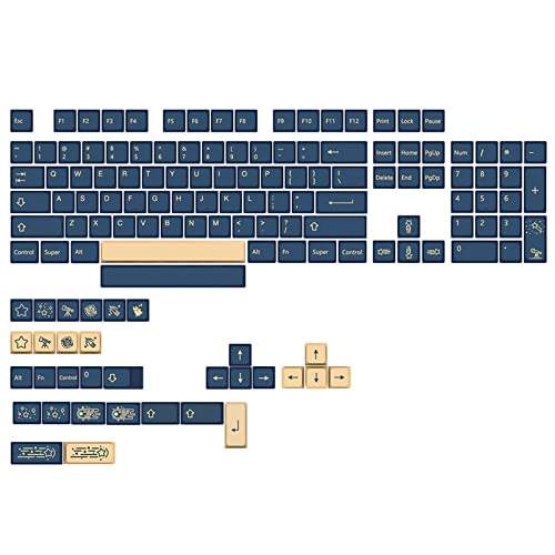 Limtula 137-Tasten Farbstoff Tastenkappen Mechanische Tastaturen Tastenkappe MX Schalter 64 68 84 8 von Limtula