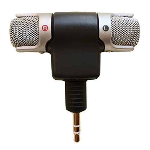 Limtula 3,5-mm-Mikrofon Stereo-Mikrofon für Studios Interviews Mikrofon für Smartphone Computer von Limtula