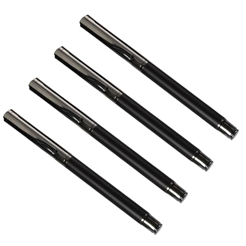 Limtula 4 Stück 0,5 mm Metallstift Unterschriften Stift Schnelltrocknend Gelschreiber Neutraler Stift Schulbedarf für Schüler Lehrer Kollegen von Limtula