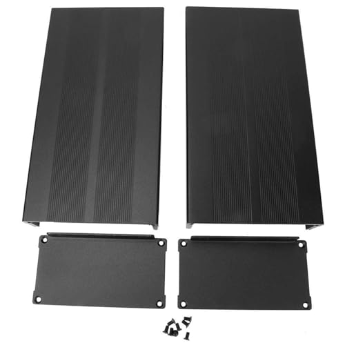 Limtula Aluminium Gehäusegehäuse Anschlussdose Für Leiterplatten Für Verschiedene Anwendungen Mainboard Kühlgehäuse (105 X 55 X 200 Mm) Bequeme Demontage Und von Limtula