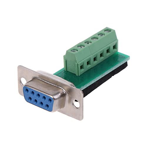 Limtula DB9-Stecker und DB9-Buchse, D-SUB-Adapterplatte, Anschluss RS232 auf Terminal-Board-Modul von Limtula
