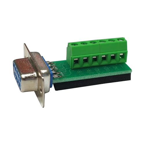 Limtula DB9-Stecker und DB9-Buchse, D-SUB-Adapterplatte, Anschluss RS232 auf Terminal-Board-Modul von Limtula
