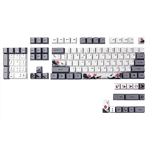 Limtula Nobori Karpfen Mechanische Tastatur Tastenkappen 118 Stück OEM Profil Dye Sub Tastenabdeckung Für Cherry MX GK61 64 84 96 5 Seiten Farbsublimation von Limtula