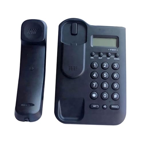 Limtula Simple Basic Festnetztelefon mit LCD-Bildschirm, geeignet für Zuhause oder Büro, stabiles und klares Anruf, Heimbüro, Kommunikationswerkzeug von Limtula