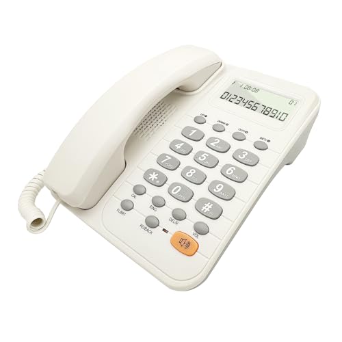 Limtula TX~T2029CID Festnetztelefon mit Anruferidentifikation, schnurgebundenes Telefon, Rauschunterdrückung, Geschwindigkeitswahl, Heimtelefon von Limtula