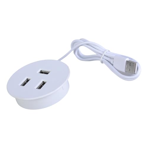 Limtula USB2.0 Hubs Desk TROMET Hole 3 Port Desktop Kabel Organisatoren Für Bequemen Zugriff Auf USB Peripheriegerätedesktop von Limtula