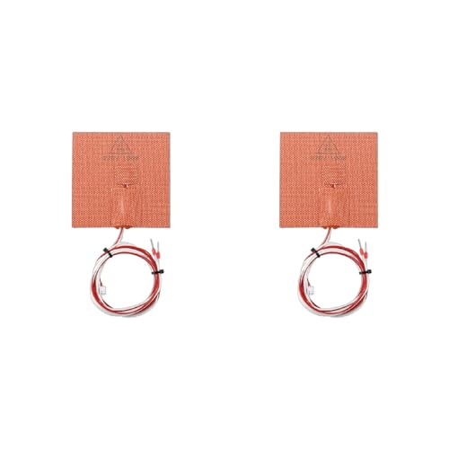 Limtula V0 100k Thermistor 3D Drucker Thermistor Temperatursonde V 100 W Silikonkautschuk Heizmatten Pad Mit Schnellem Heiz Thermistor Mit Geringem Stromverbrauch Und Starkem Klebstoff Für 3D von Limtula