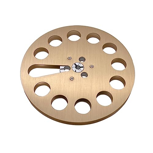 Professionelle Klebebandrolle, 17,8 cm, 12 Löcher, 17,8 cm, 4 Stück für Musiksammlung von Limtula