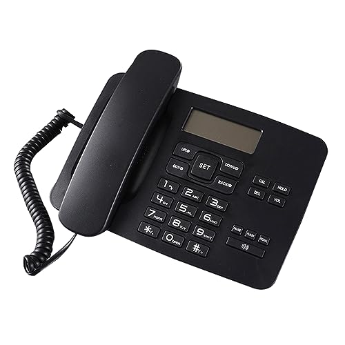 Schnurgebundenes Telefon, Schreibtisch, Festnetztelefon, Schreibtisch, Haustelefon, Senioren, Anrufer, integriertes Telefon für Zuhause, Büro, Hotel von Limtula